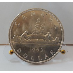 CANADA 1 DOLLARO 1963 SILVER COIN